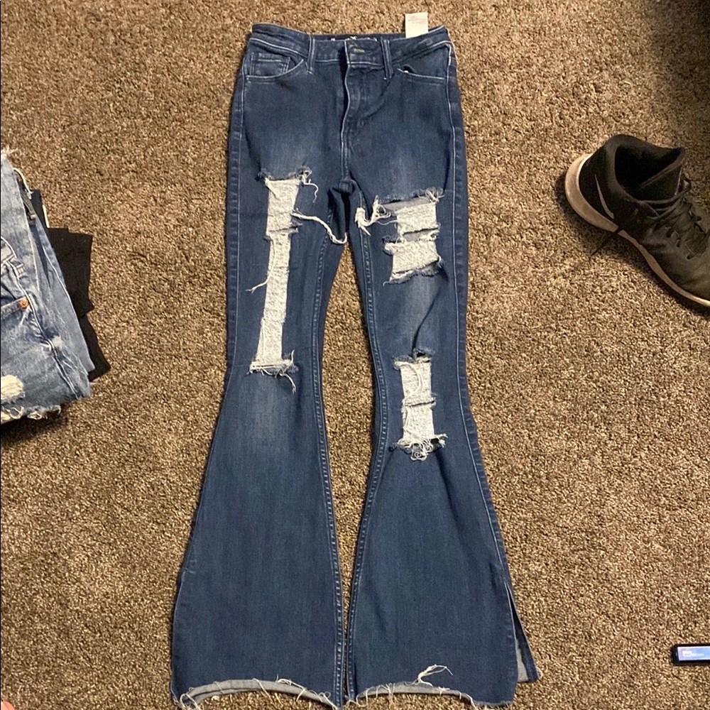 Hollister high rise flare size 24